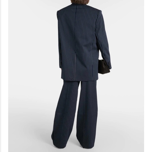 The Frankie Shop Aiden pinstripe twill blazer - Picture 4 of 9